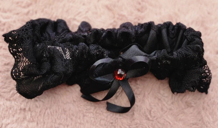 Liga negra y cristal rojo