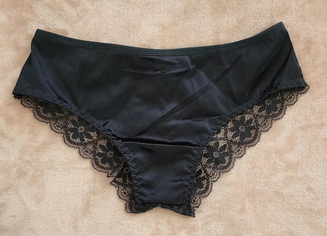 Pantie Azul de seda