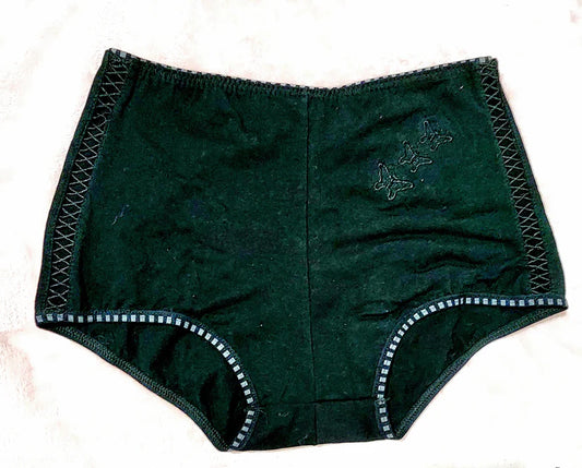 Pantie negra mariposa