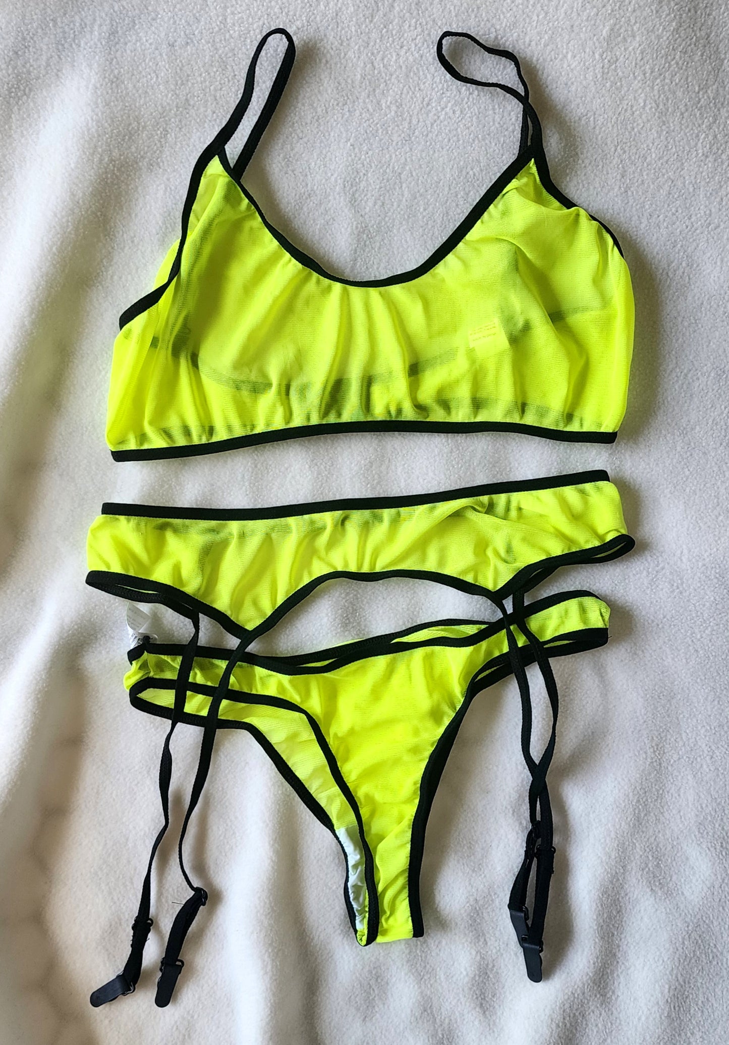 Liguero de 3 piezas color Neon