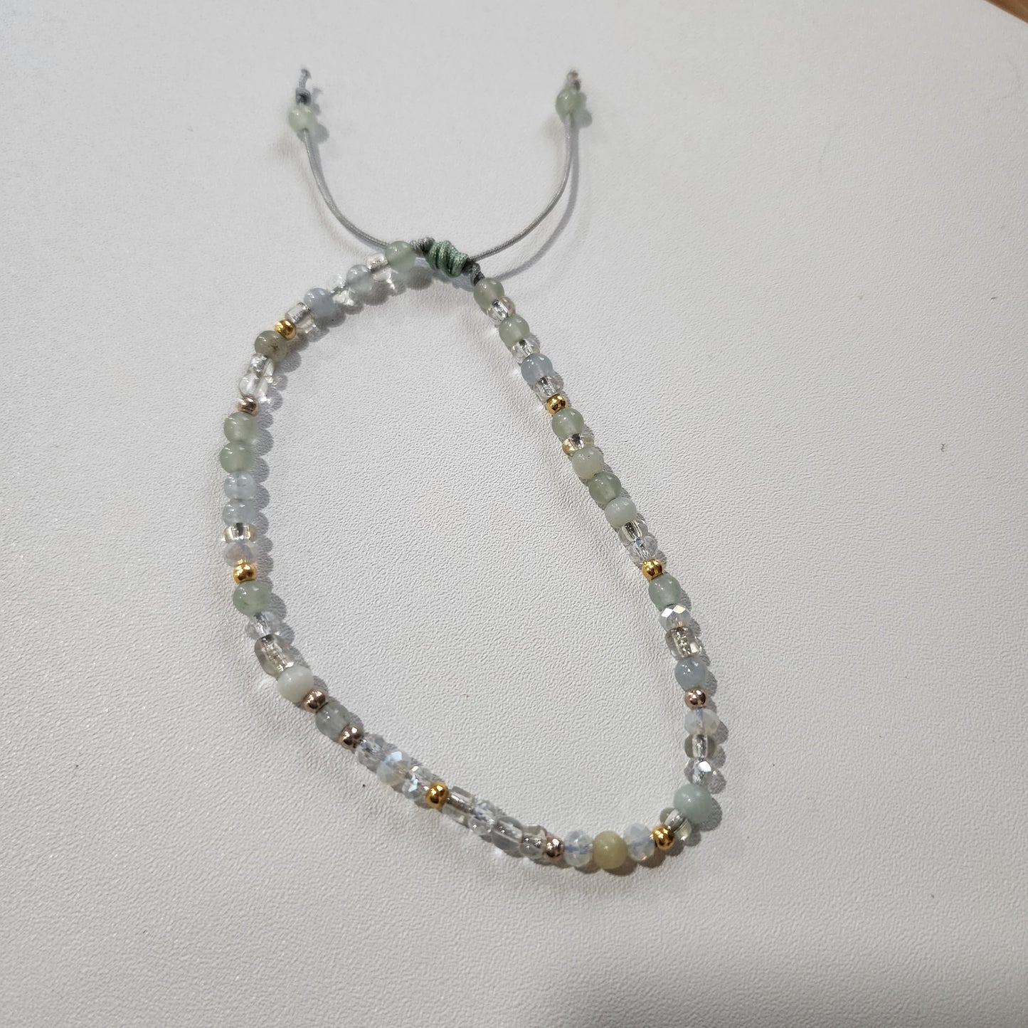 Tobillera de cuarzo Jade
