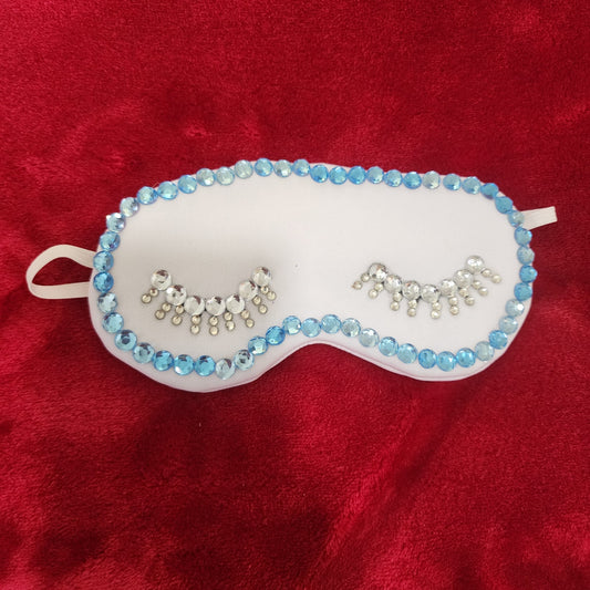 Antifaz para dormir ojos azules