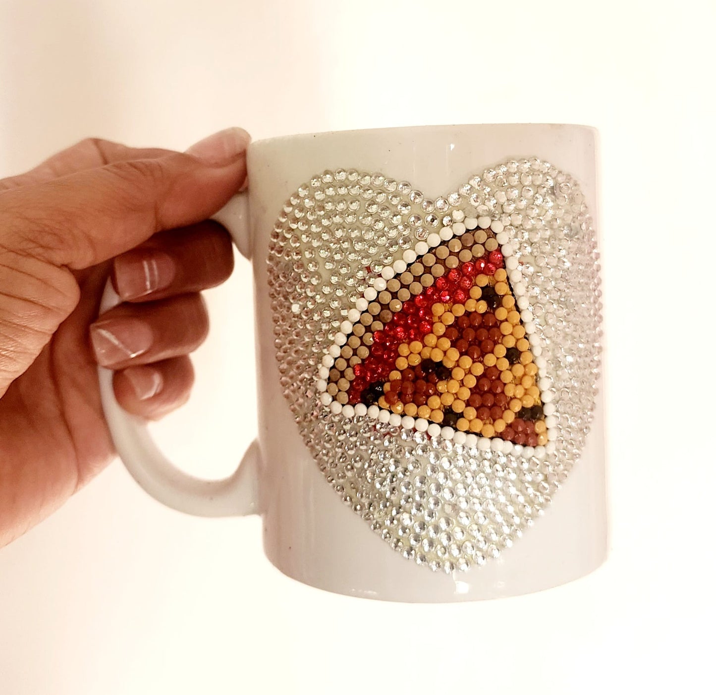 Taza de cristal de Pizza