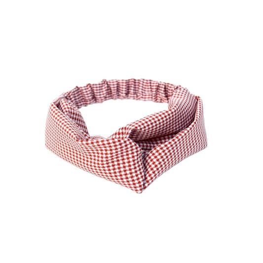 Bandana roja de cuadritos