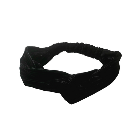 Bandana para el pelo color negro