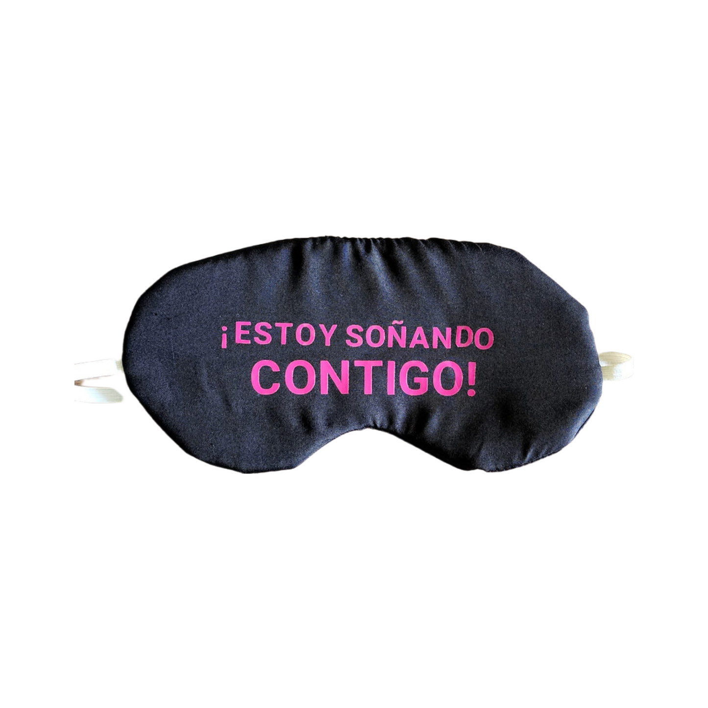 Antifaz negro "Estoy soñando contigo" - descansar sin interrupciones