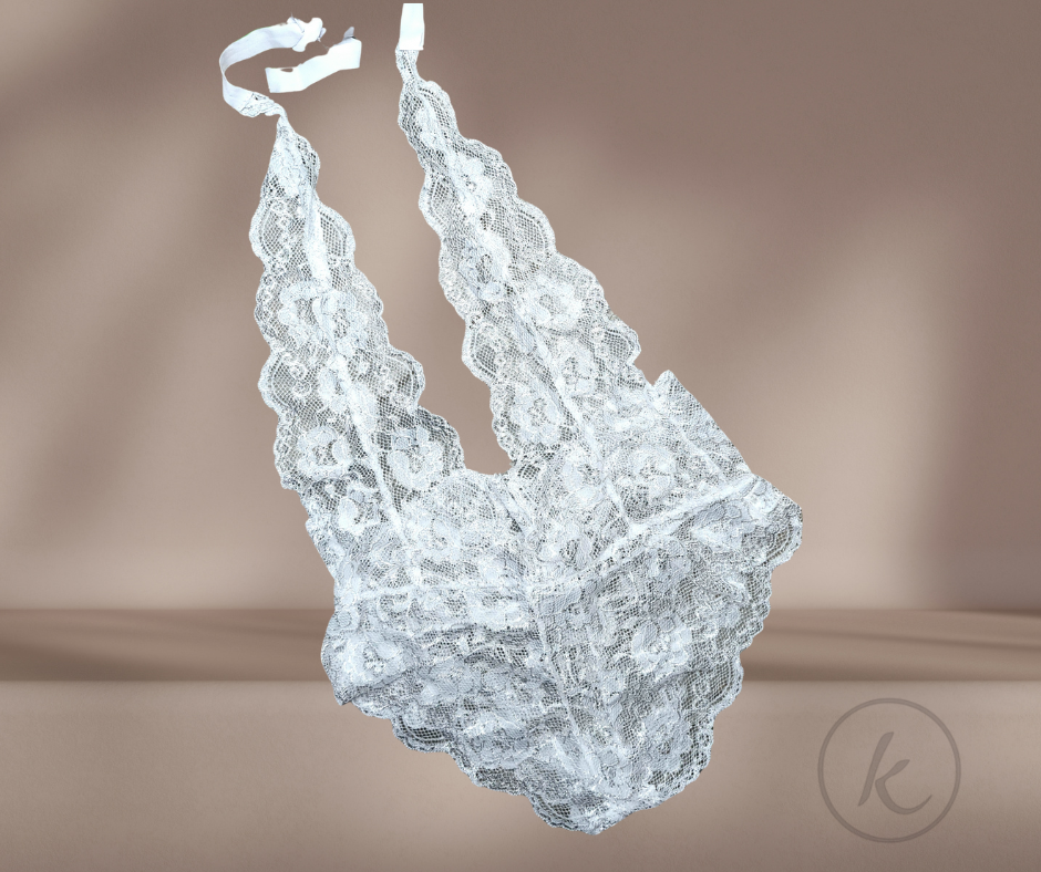 BODYSUIT - Encaje blanco Antares Blanco