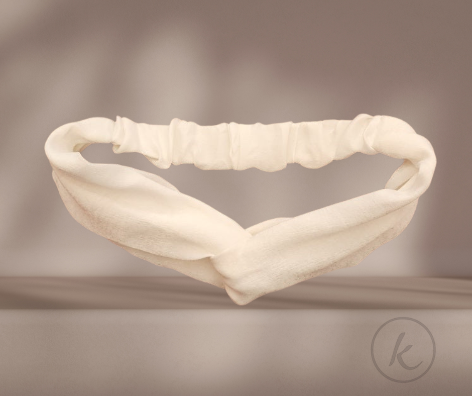 BANDANA - para el pelo color blanco