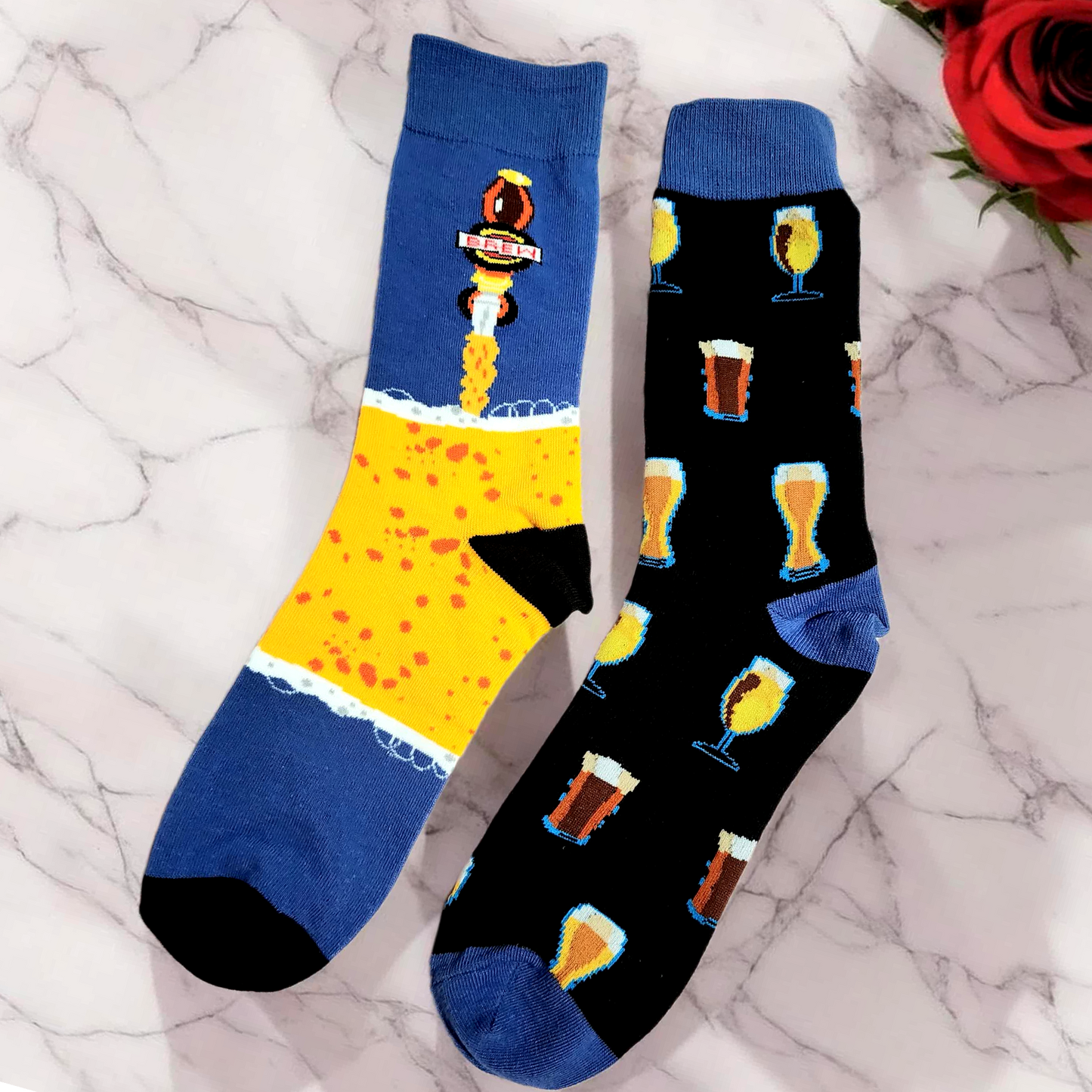 MEDIAS DIVERTIDAS CERVEZA - Estampado de cerveza - Ordena por WhatsApp