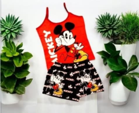 MAGICA- Pijama d (Ordena por WhatsApp)e Mickey Mousee - Hecha en Colombia -Piel de Durazno - Tamaño One Size