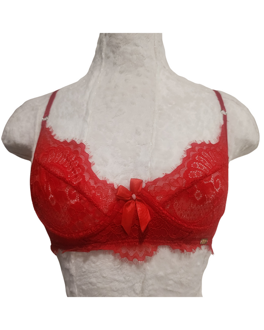Bra medium rojo