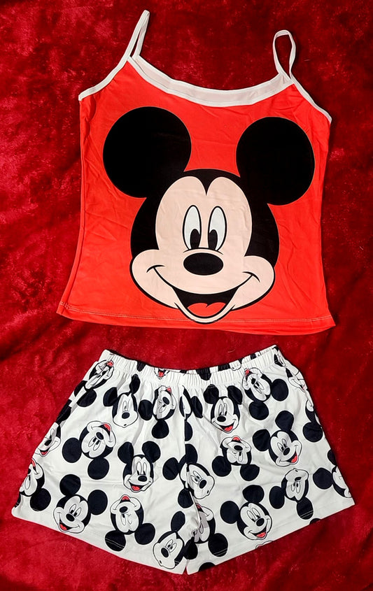 Pijama de Mickey pantalón corto One Size Plus