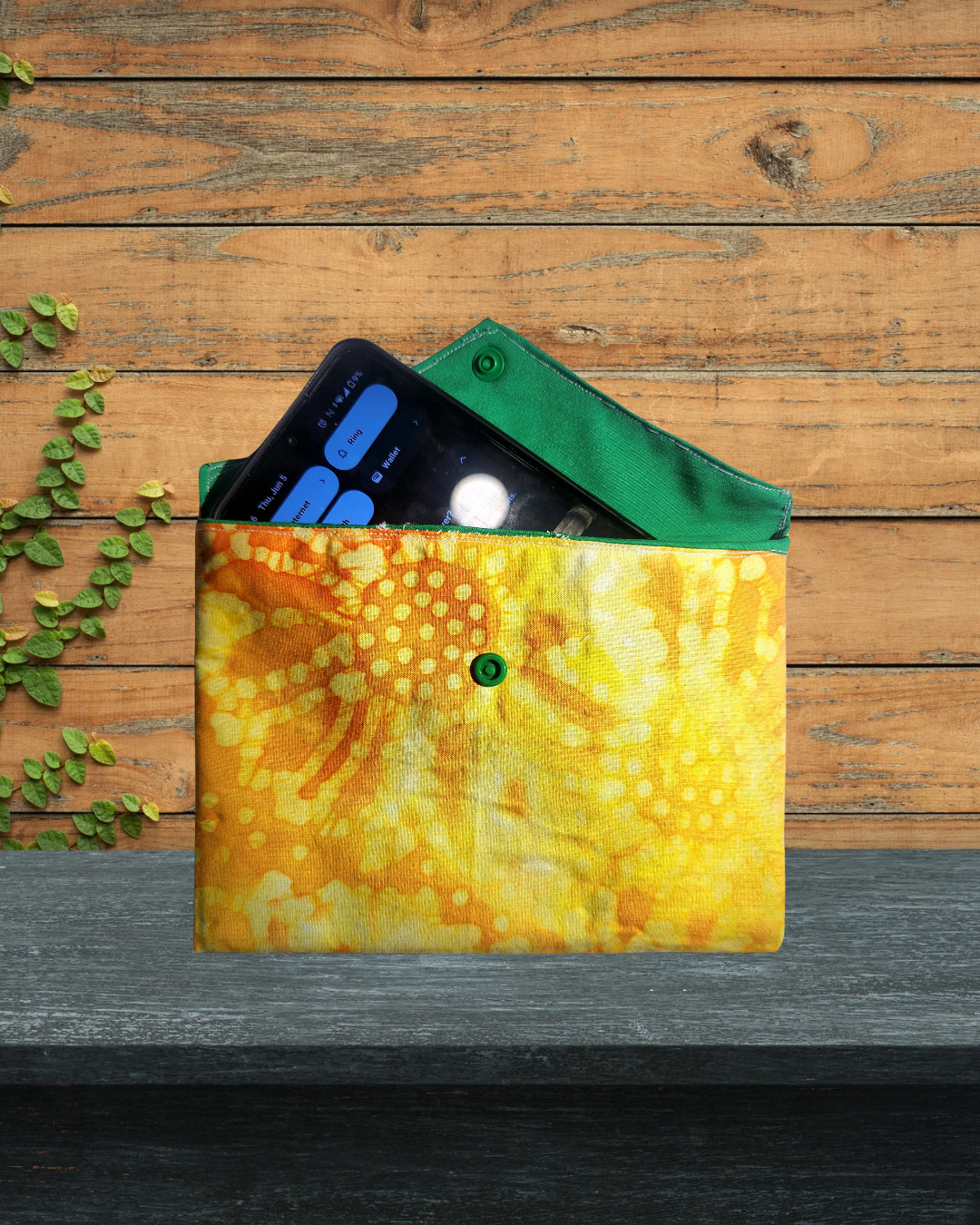 CARTERA CON TELA - Material de Algodón - Ordena por WhatsApp