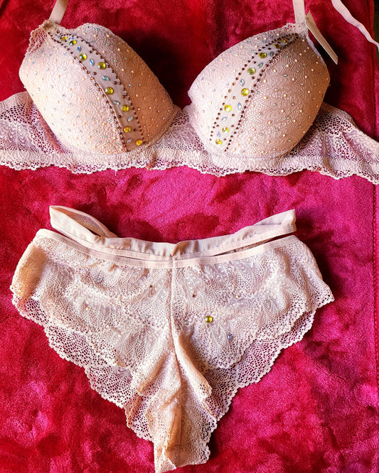 Set de dos piezas color crema 38C/L