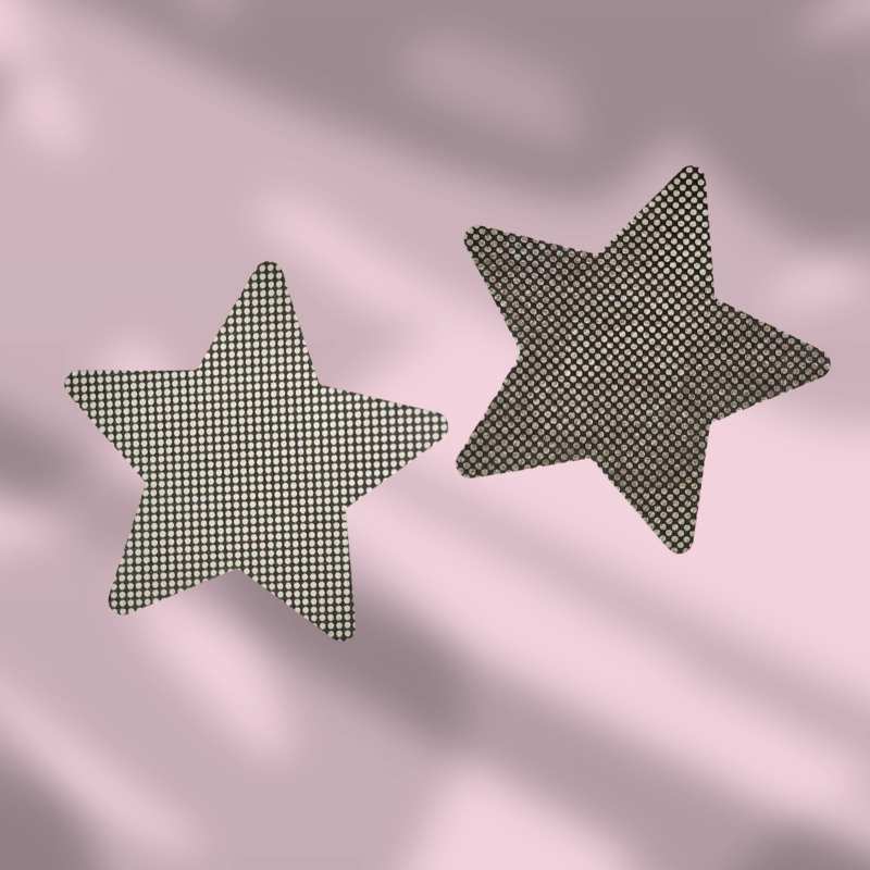 Estrella negra y plata #91 #19