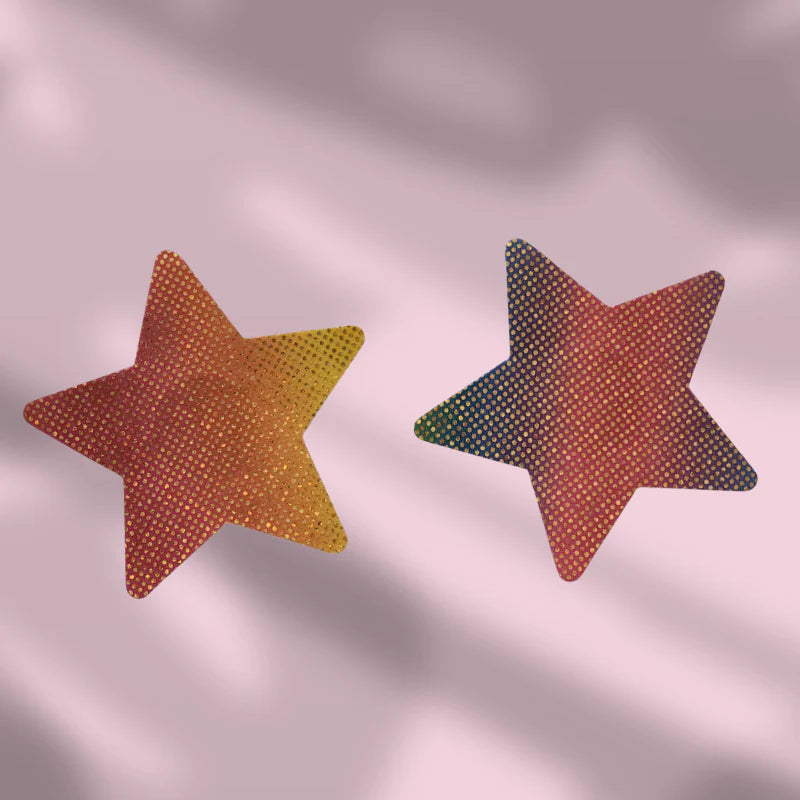 Estrella naranja nippies o tapa pezones #18