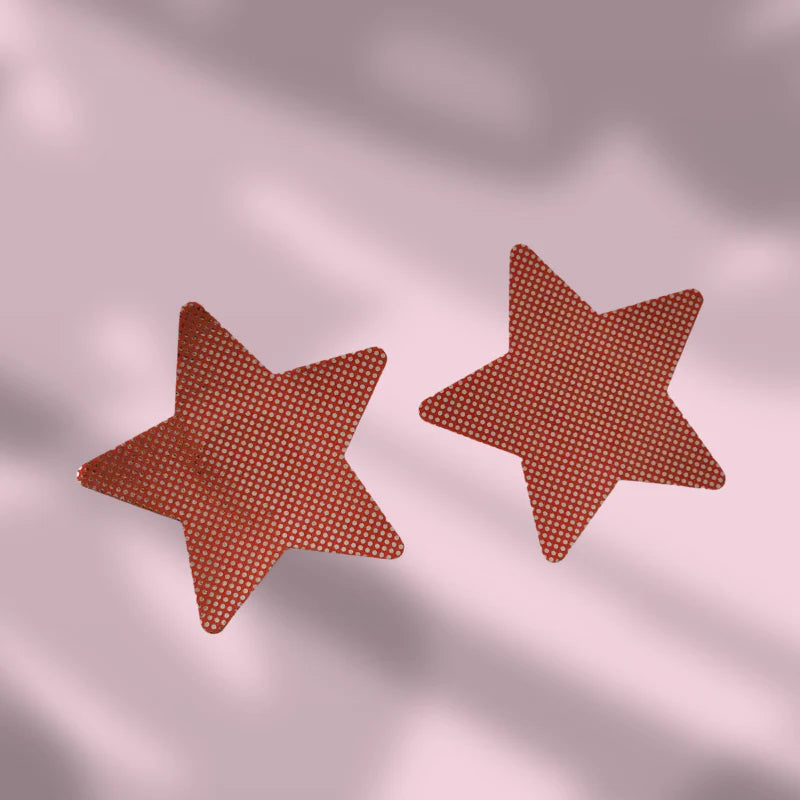 TAPAPEZONES - Color roja - Forma de estrella - Rehusables