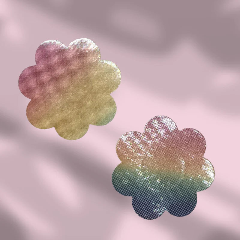 Flor de colores nippies o tapa pezones #56 #62