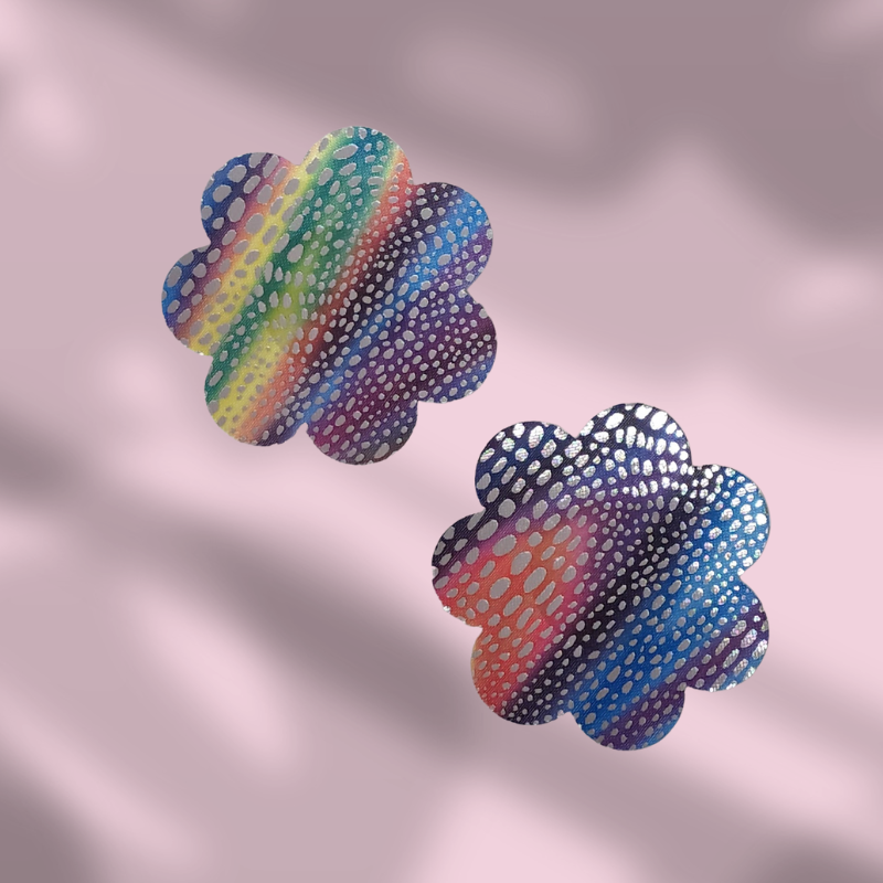 TAPAPEZONES - Colores con plata - Forma de Flor - Rehusables