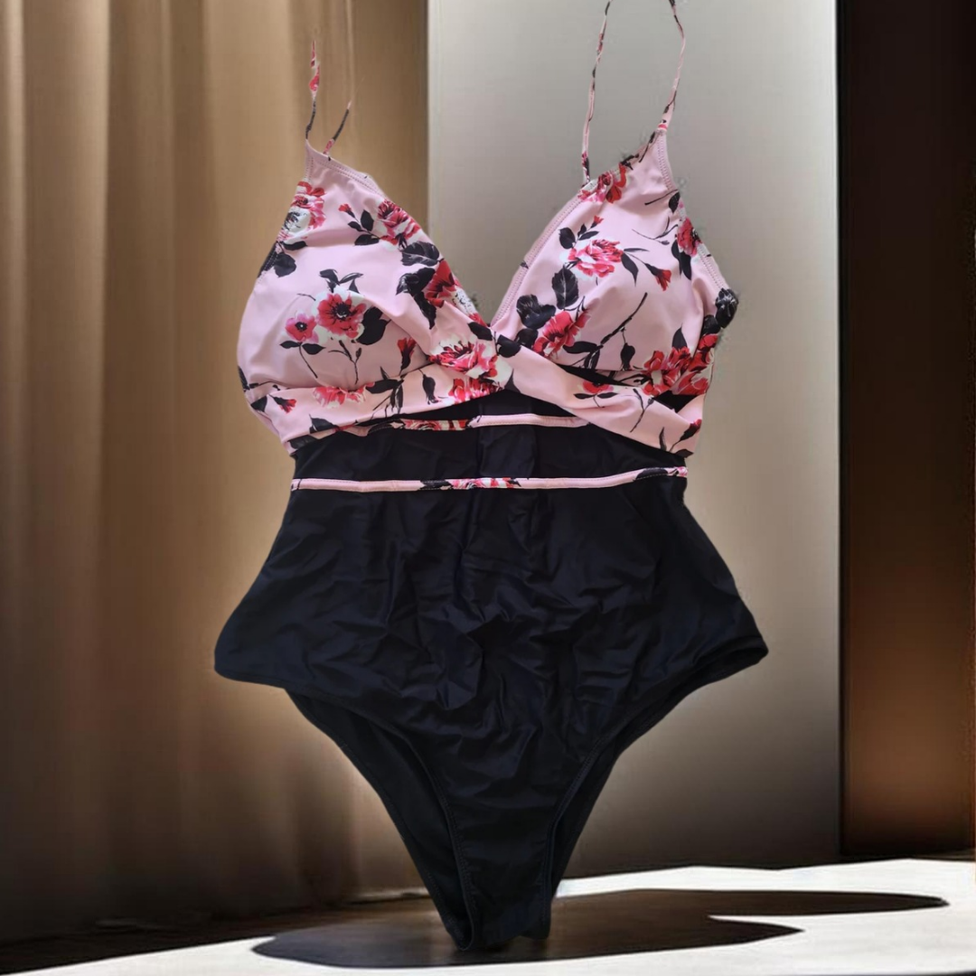 Traje de baño de una pieza parte inferior negro Coco