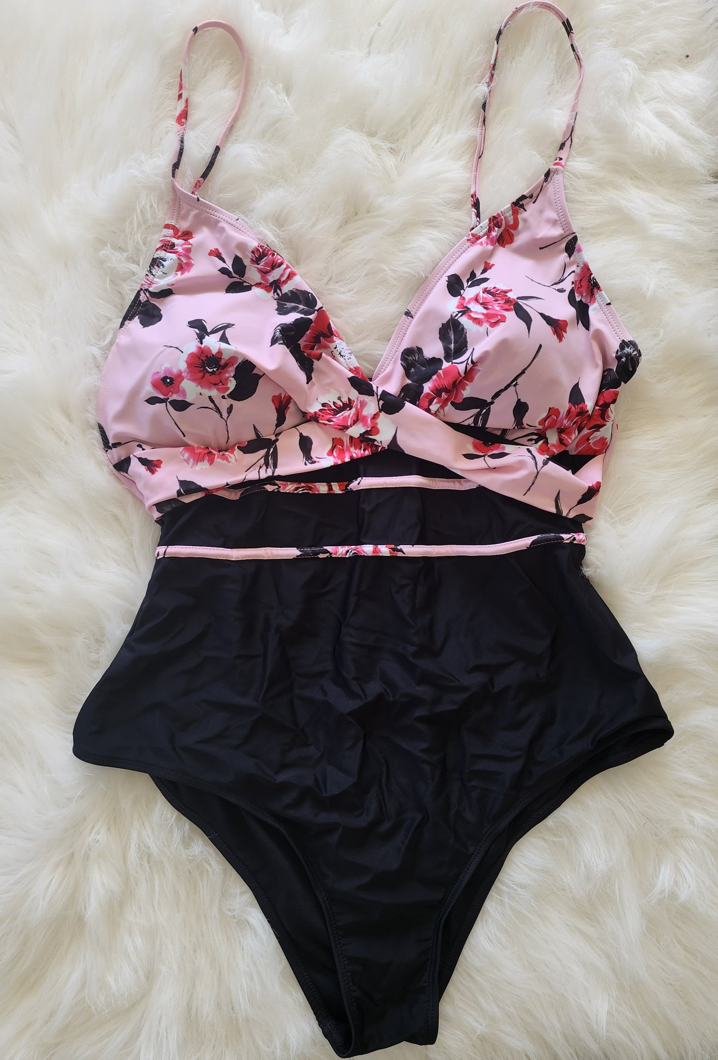 Traje de baño de una pieza parte inferior negro Coco