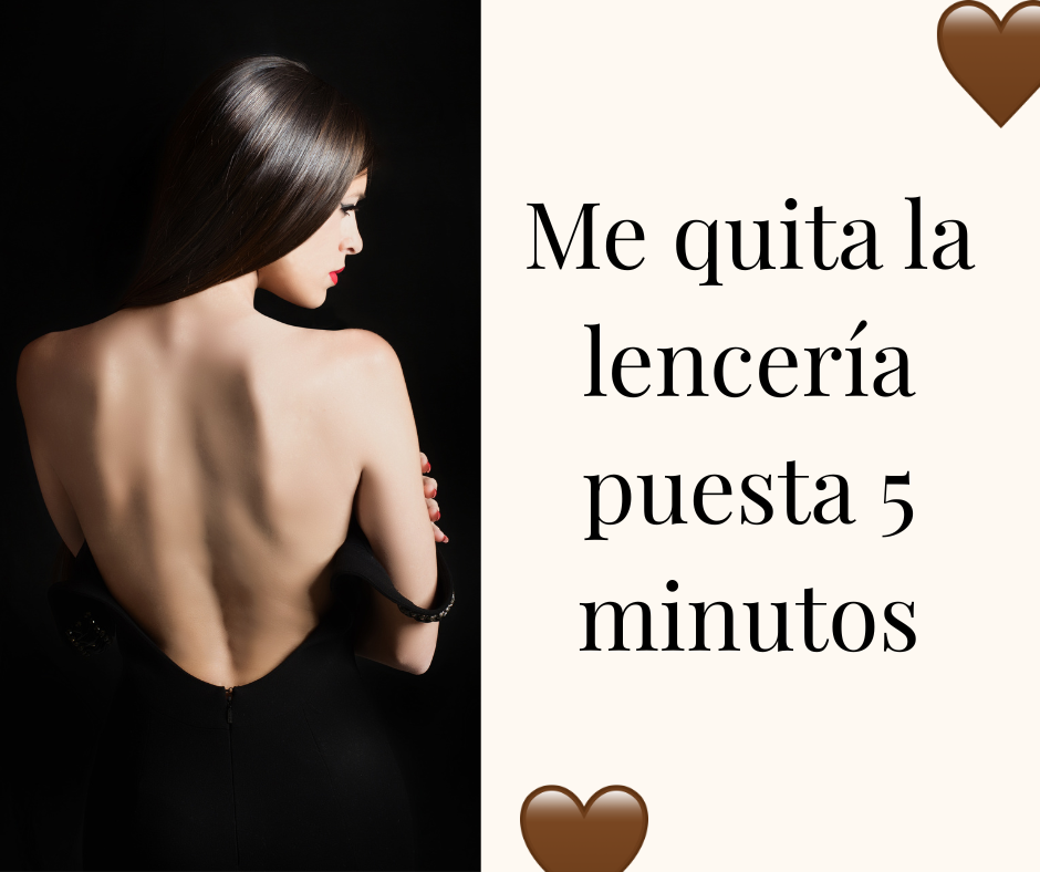Me quita la lencería puesta 5 minutos!!!!