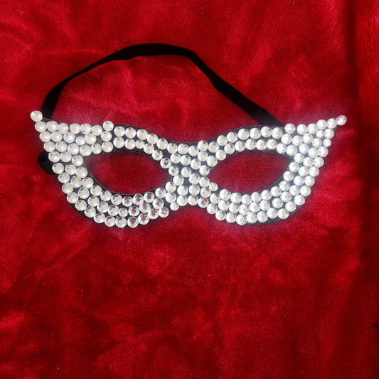Antifaz cuero todo cristal - Misterio y Sensualidad
