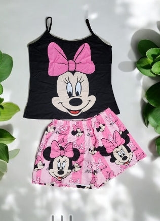 Pijama de pantalón corto de Minnie