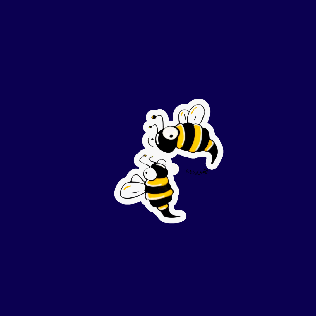 Sticker dos abejitas