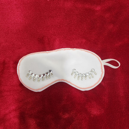 Antifaz para dormir ojos piedras Nude