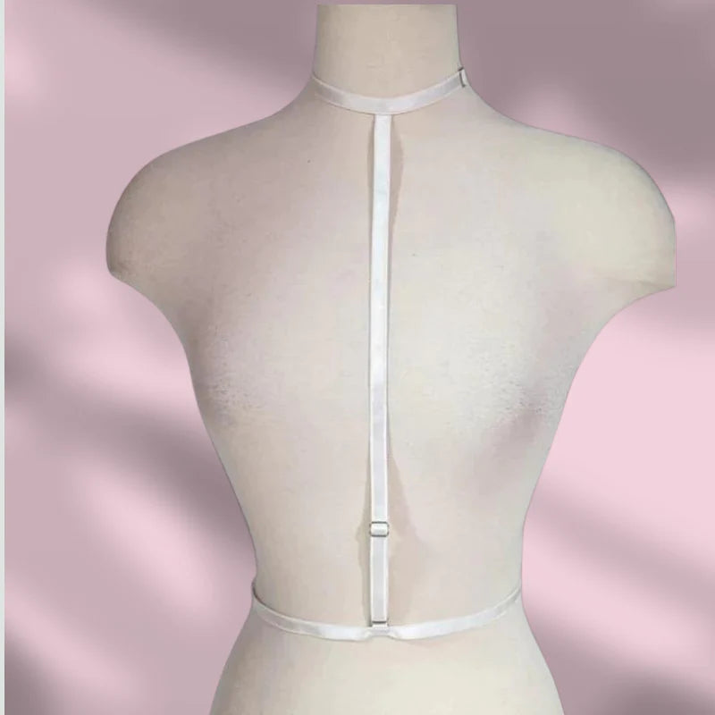 Collar elástico color blanco