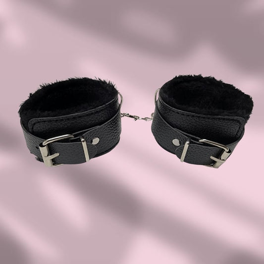 Pulseras de tobillo ajustables SM para adultos, de piel sintética, de piel sintética, juego de esposas fetichistas de bondage, juego de sujeción de puños, juguete sexual, restricciones de esposas