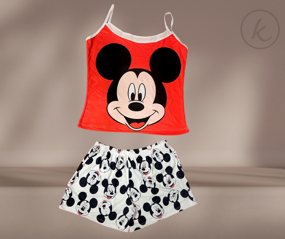 Pijama de Mickey pantalón corto One Size Plus