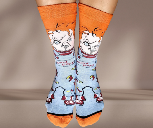 MEDIAS DIVERTIDAS CHUCKY- Estampado de Chucky - Ordena por WhatsApp