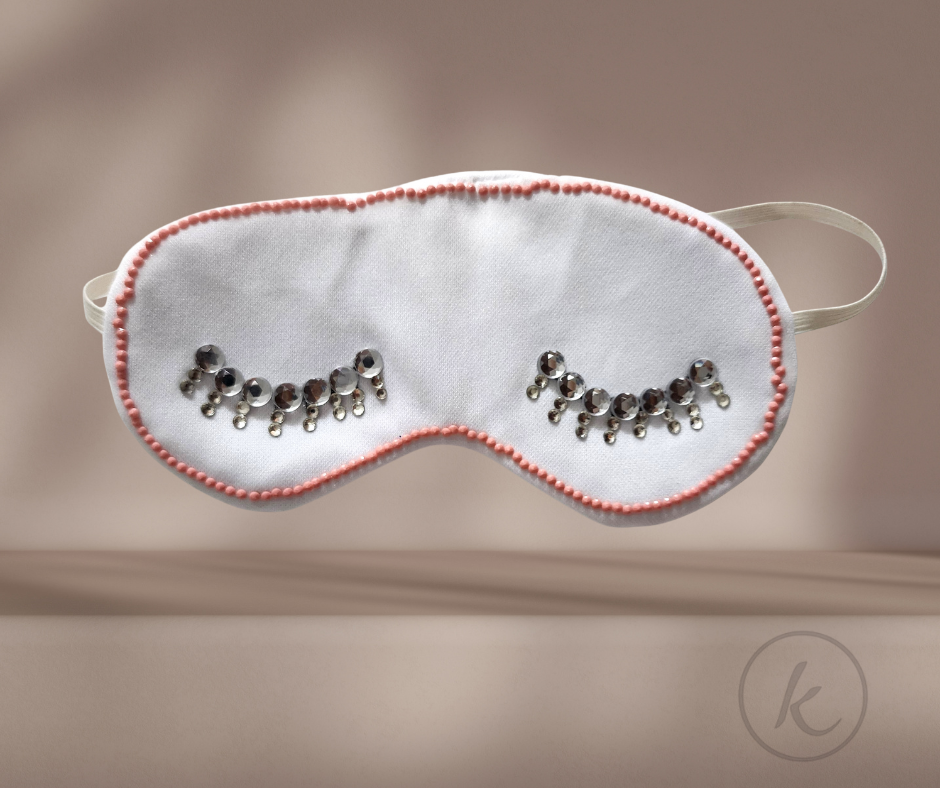 ANTIFAZ PARA DORMIR - ojos piedras Nude