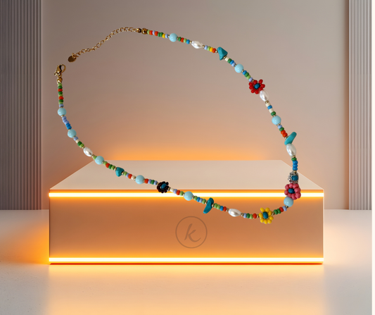 JOYERIA COLLAR DE FLORES DE FLORES