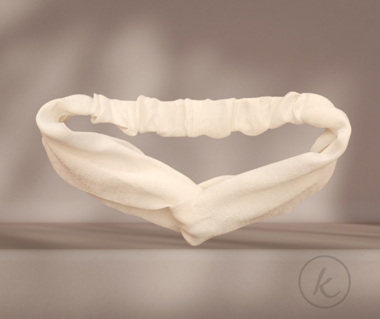 BANDANA - para el pelo color blanco