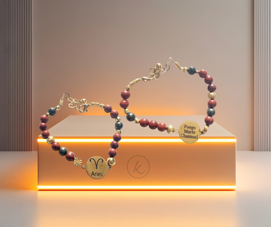 JOYERIA PULSERA DEL SIGNO ARIES CON CUARZO