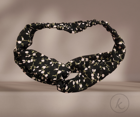BANDANA - para el pelo de flores