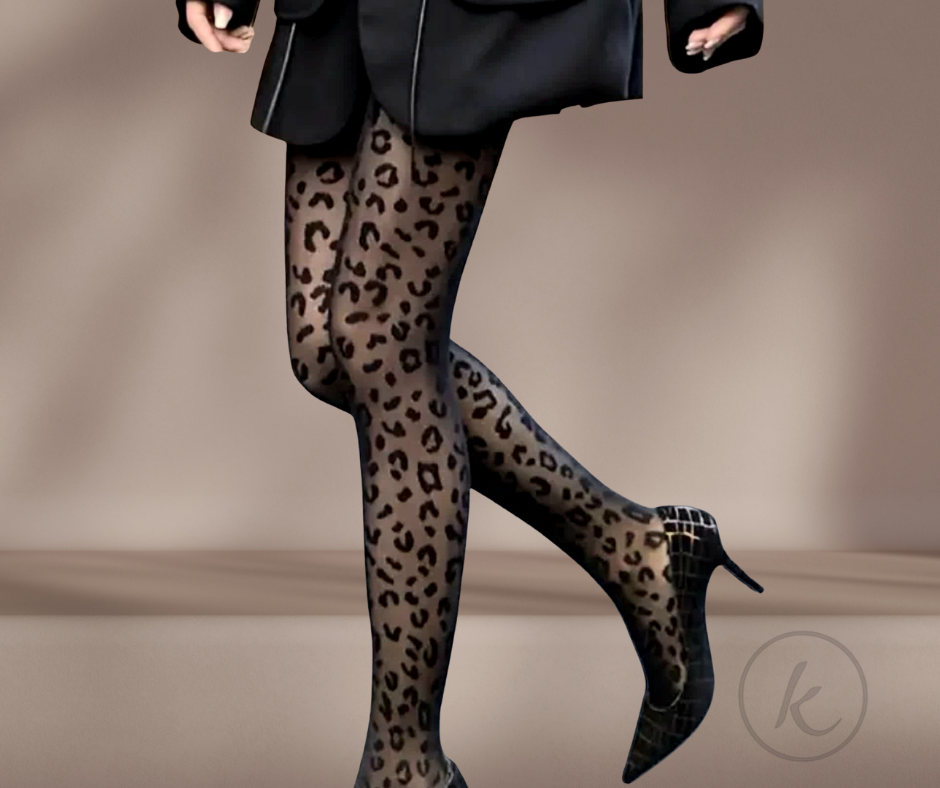 Pantyhose Leopardo