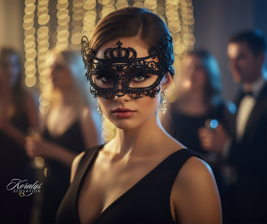 ANTIFAZ TEJIDO - negro Princesa