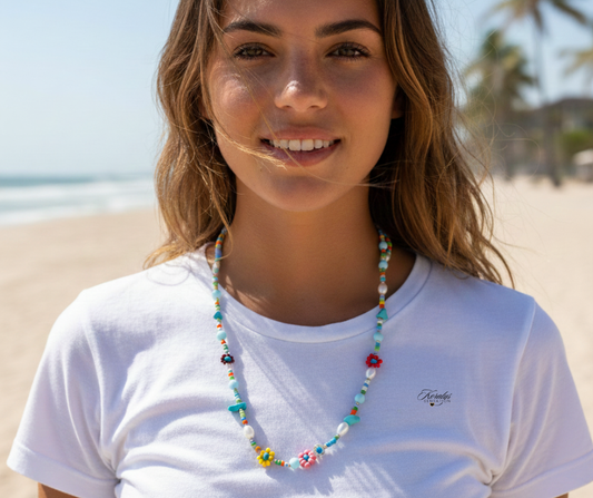 JOYERIA COLLAR DE FLORES DE FLORES