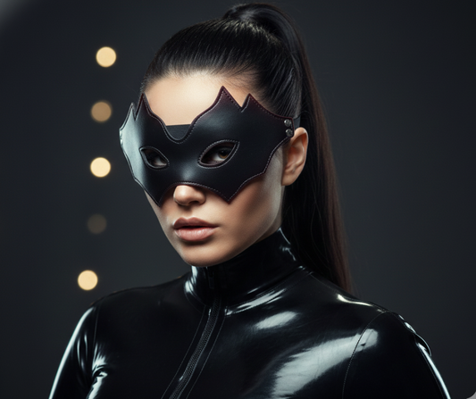 ANTIFAZ DE CUERO - Bat