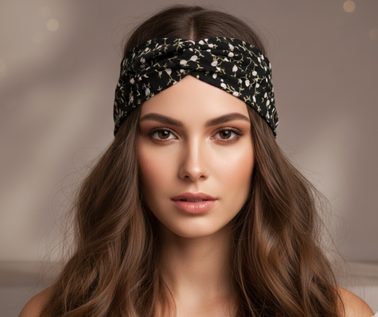 BANDANA - para el pelo de flores