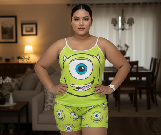 PIJAMA - MIKE WAZOOWSKII - Talla one size -Material Piel de durazno
