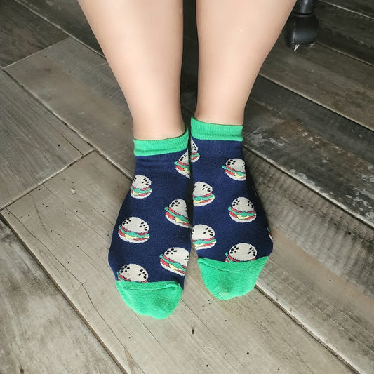Hamburguer bajitas medias divertidas