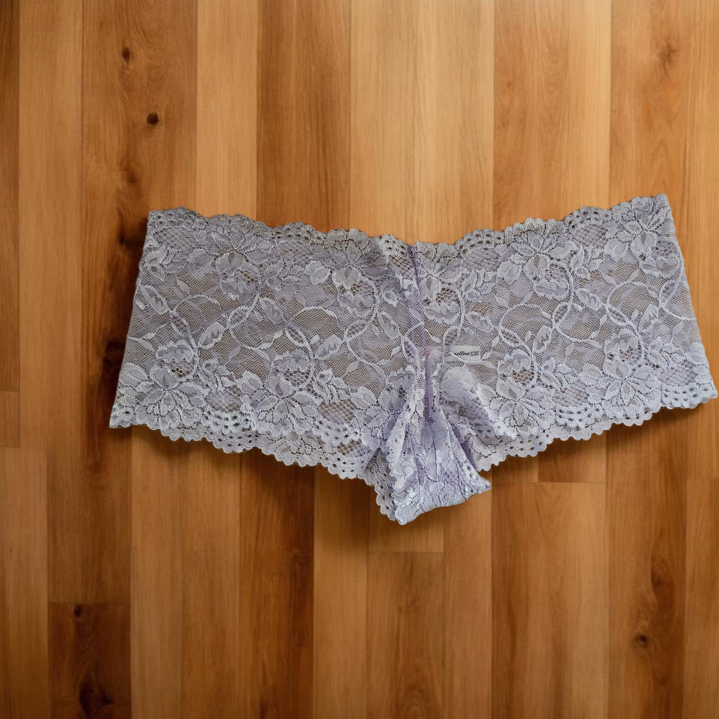 Hotpants blanco de encaje