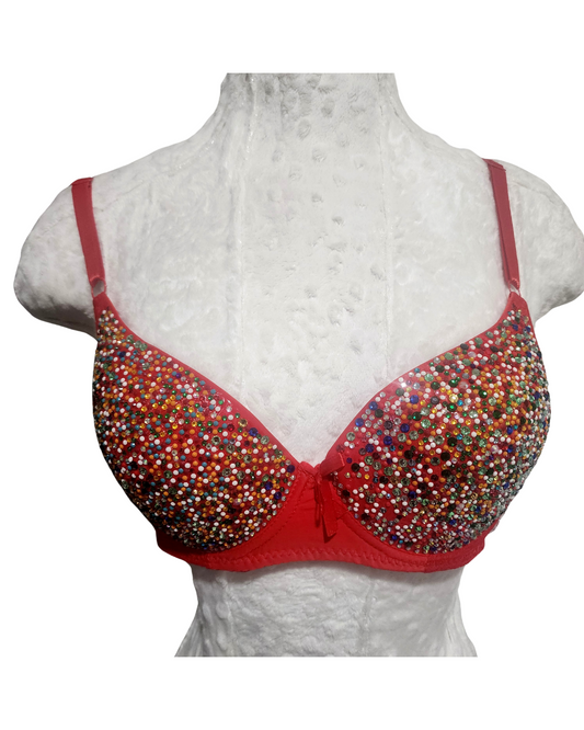 Bra 38B rojo Confetti