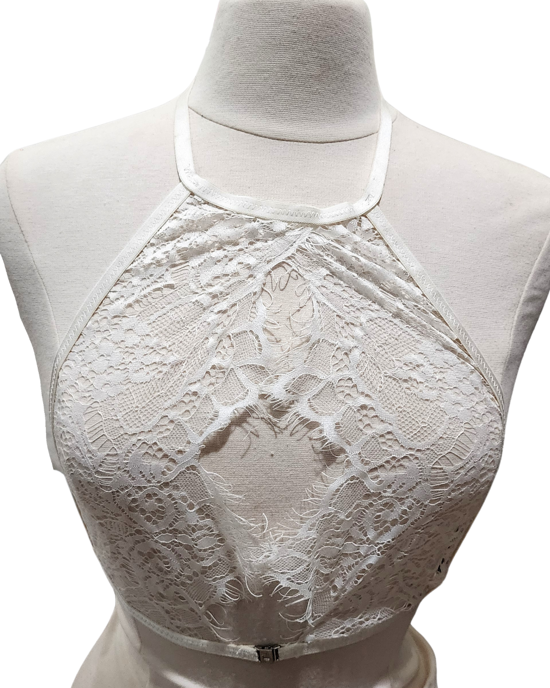 Bra encaje  blanco Medium