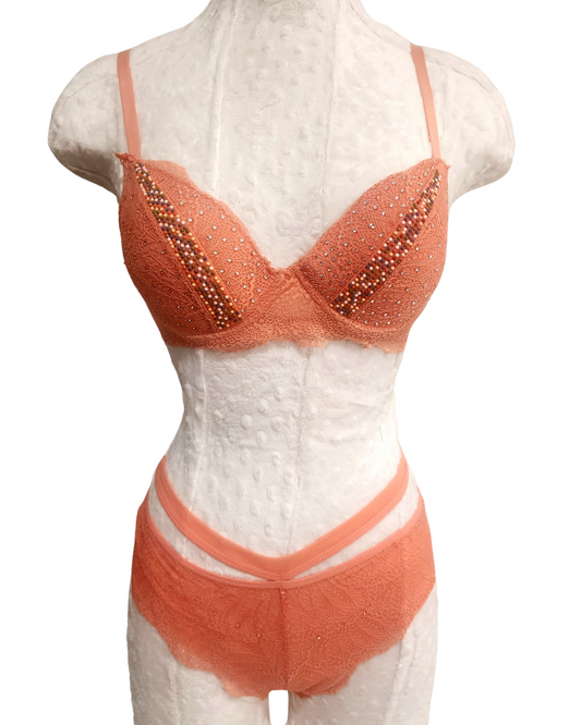 34B/M set dos piezas pech con cristales